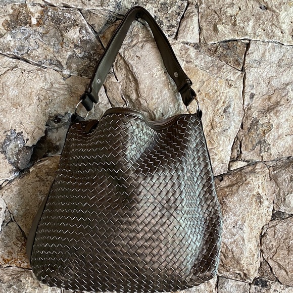 Danier Handbags - Danier leather woven purse